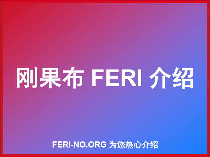 刚果布FERI跟踪单介绍