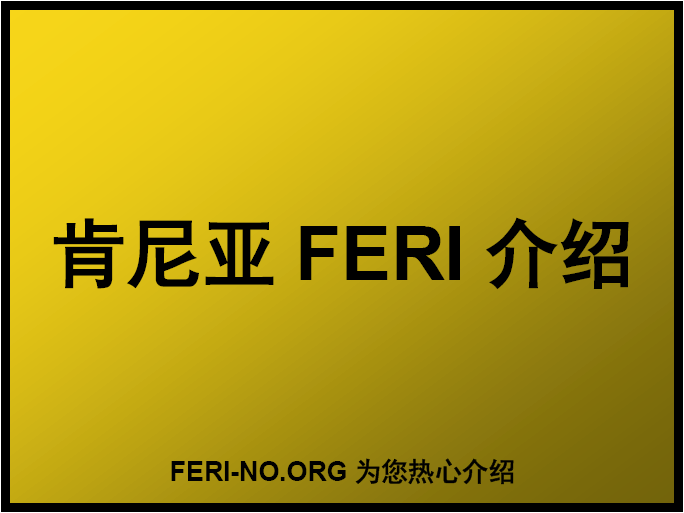 肯尼亚FERI跟踪单介绍